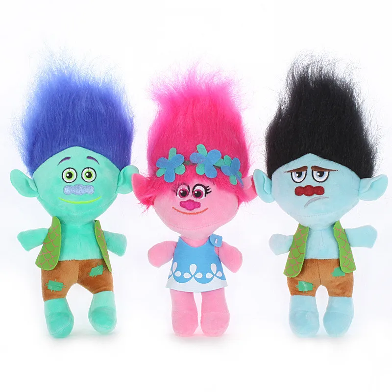 Плюшевые куклы из фильма тролли с героями мультфильмов удачи Poppy Branch Peluche игрушки