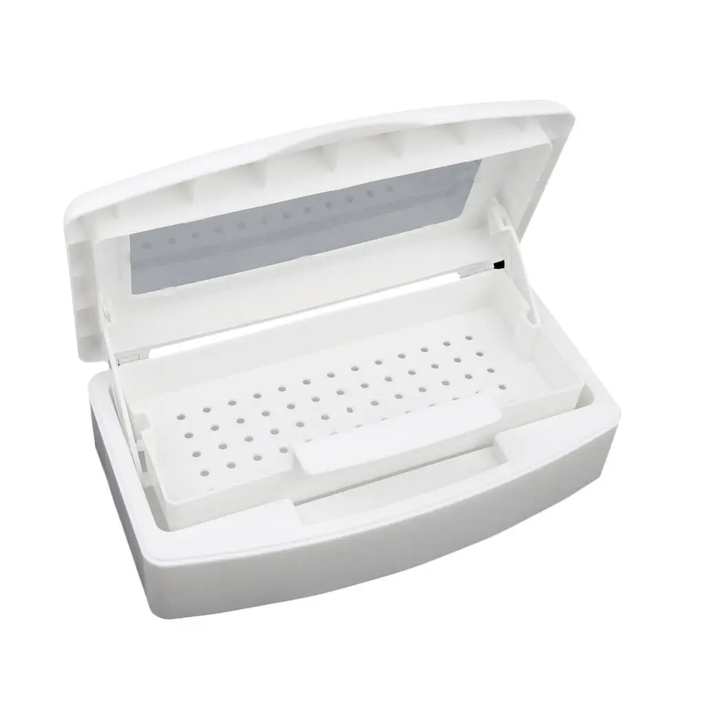 

Pro Nail Sterilizer Tray Disinfection Pedicure Manicure Sterilizing Box CaseImplement Salon Beauty Tool