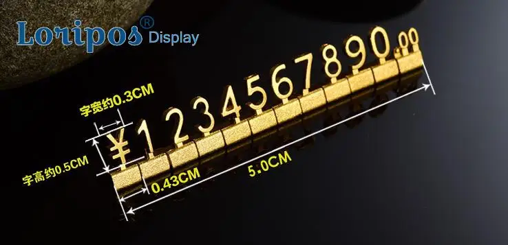 10 компл./лот L 5 см комбинация товаров алюминиевые металлические ценники карточка