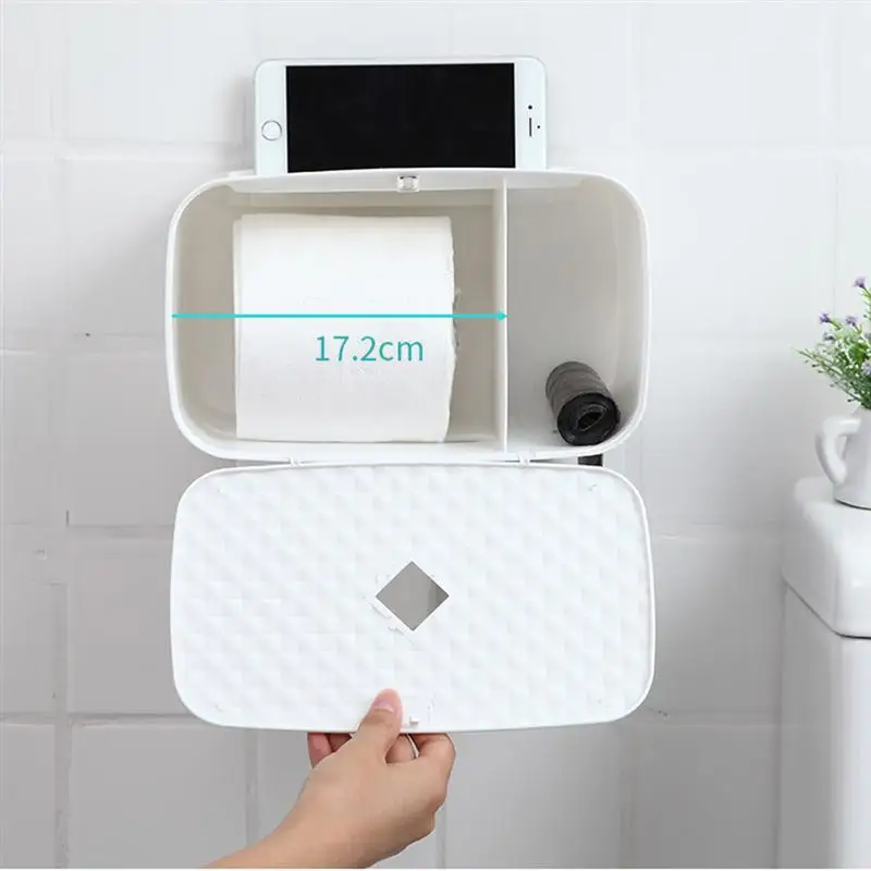 Пластиковая коробка для салфеток диспенсер туалетной бумаги держатель рулона