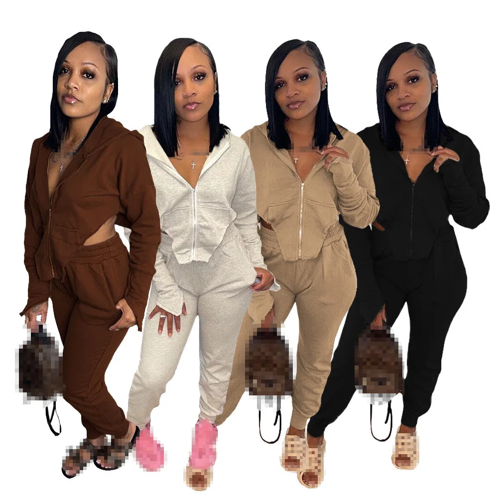 

2 piece set women outfits sweatsuits for women two pieces sets winter clothes long sleeve tracksuits fall clothes pants set
