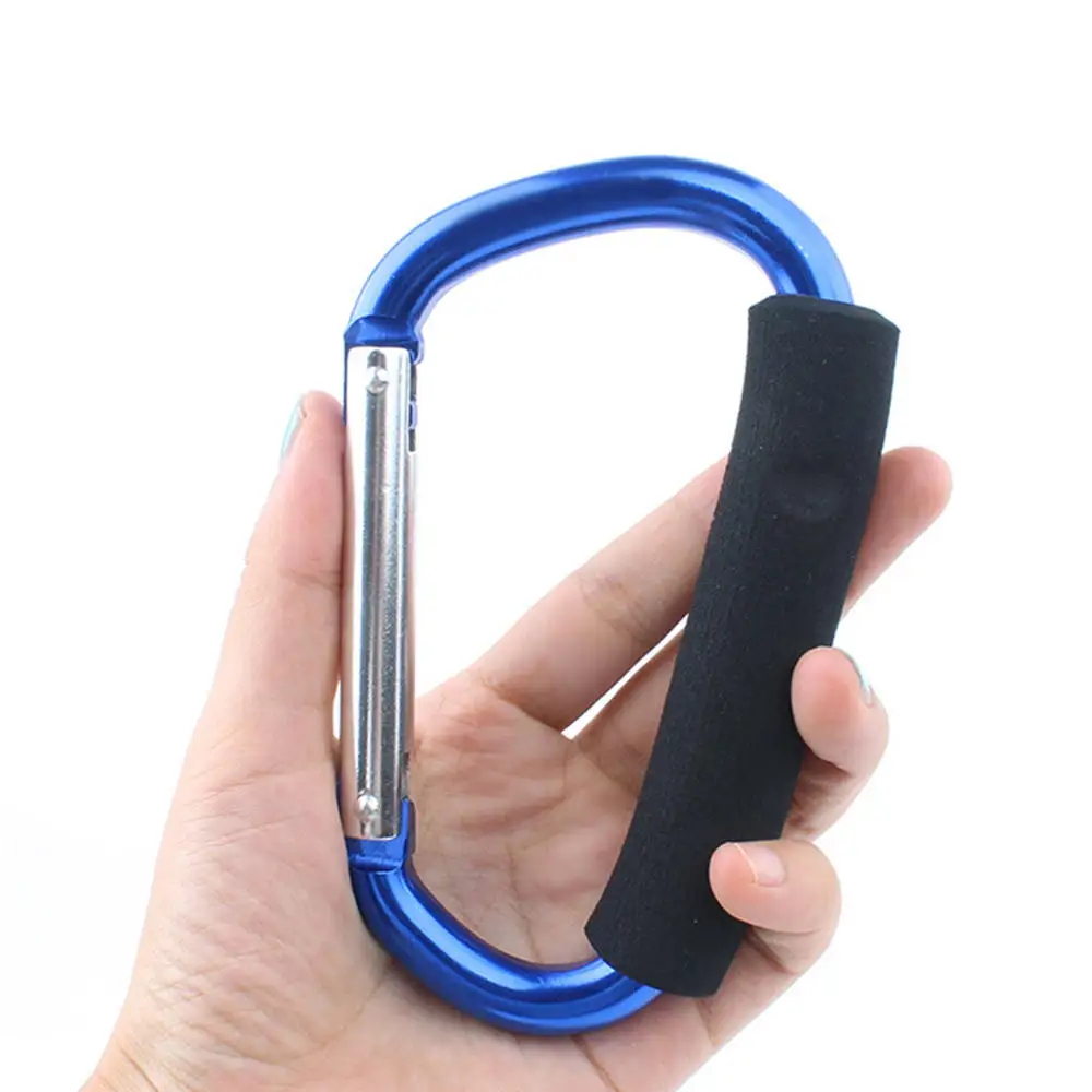 2 шт Открытый Карабин большой алюминиевый сплав брелок рюкзак большая d образная