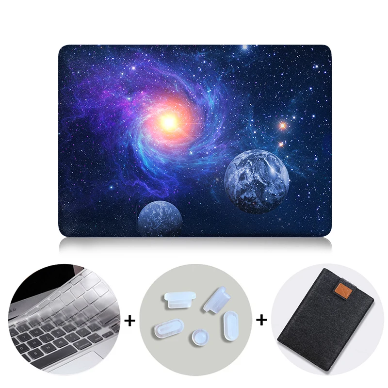 MB12 MTT чехол для ноутбука Звездное небо для Macbook Pro Air retina 11 12 13 15 16 с сенсорной панелью для macbook Pro 13 15 дюймов A1989 A1990 - Цвет: MB12