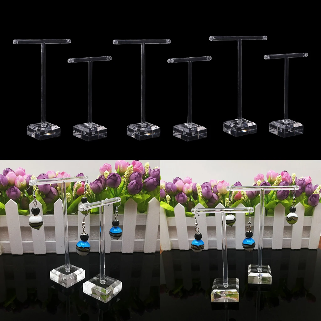 

6pcs Earrings Tree \/ Jewellery Display Stand \/ Acrylic Display Stand Stud Drop