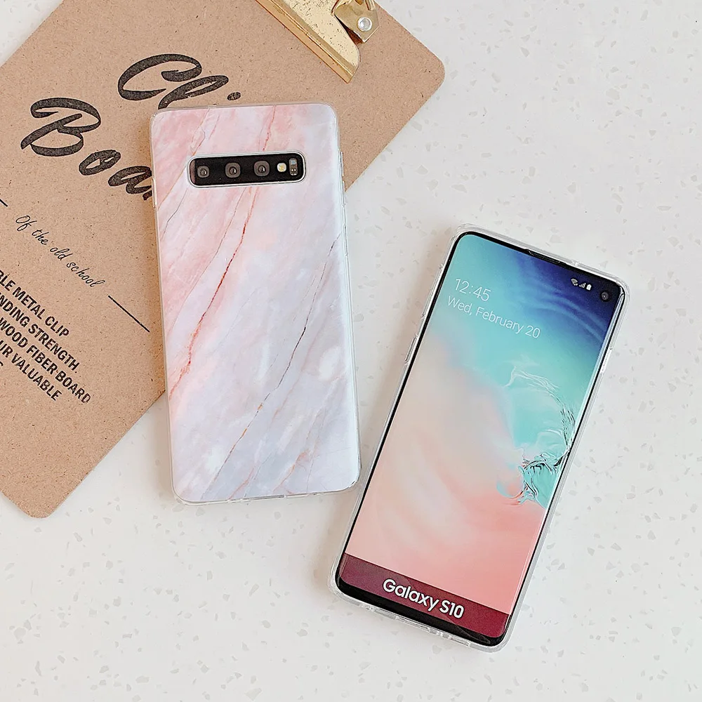 SUYACS винтажный мраморный чехол для Samsung Galaxy A50 A70 A40 S10 Plus S10e S8 S9 Note 10 | Мобильные