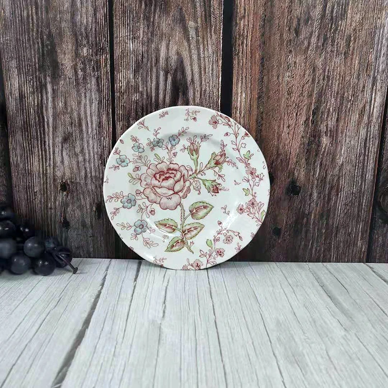 6 inch Bread dish Кухонные тарелки, миска, соус, блюдце, посуда и тарелки, наборы, маленький уксус, вкусовая доска, блюдо для закусок, тарелки для обеда, керамический Теллер - Цвет: 6 inch Bread dish