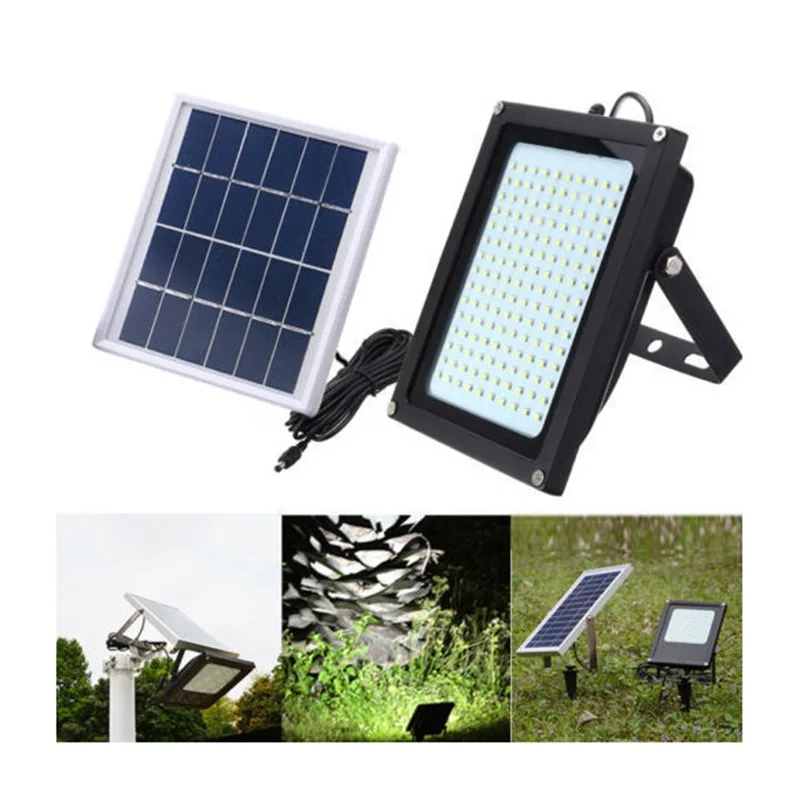 150 светодиодный солнечный прожектор с датчиком движения Активированный открытый