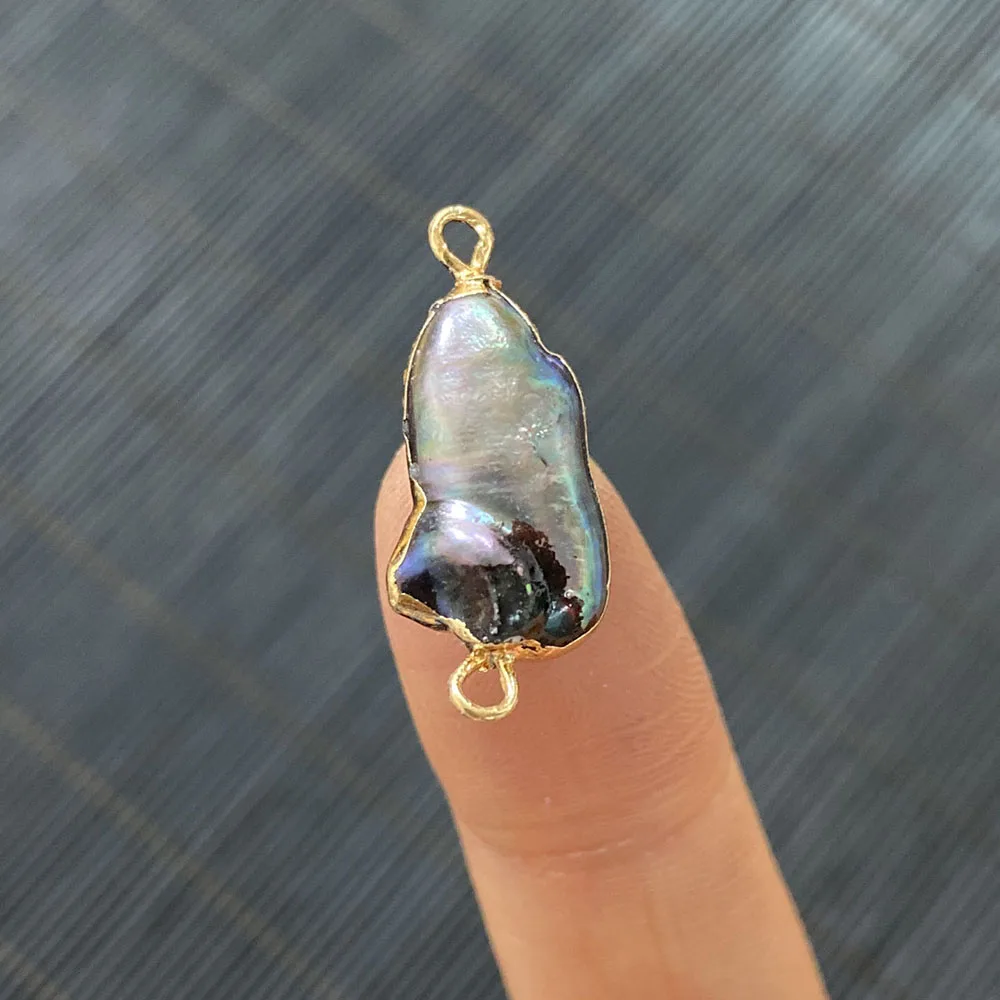 

Wholesale Natural Freshwater Pearl Pendant Charm Irregular Shaped Jewelry DIY Fashion Necklace Bracelet Earring Accessories