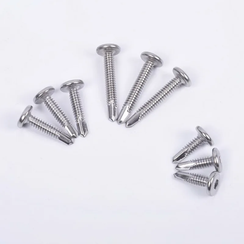 100 шт. Нержавеющая сталь шестигранный винт с потайной головкой плоский болт
