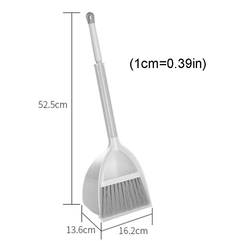 

J2FF Kids Mini Broom Dustpan Set Toddlers Pretending Play Toy Household Cleaning Tool