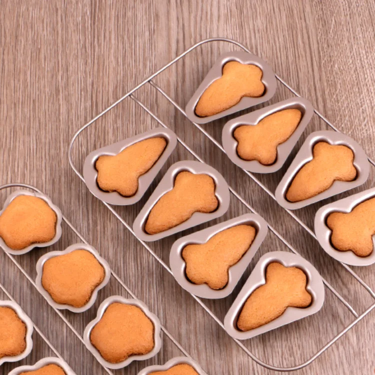 

Cartoon Non Stick Baking Mold Tray Carbon Steel Cartoons Shape Baking Mold Cookie Design Patisserie Gateau Household EH50BM