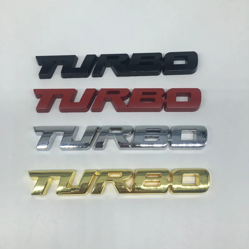 Новый Стайлинг автомобиля Turbo Boost загрузка увеличения 3D металлический