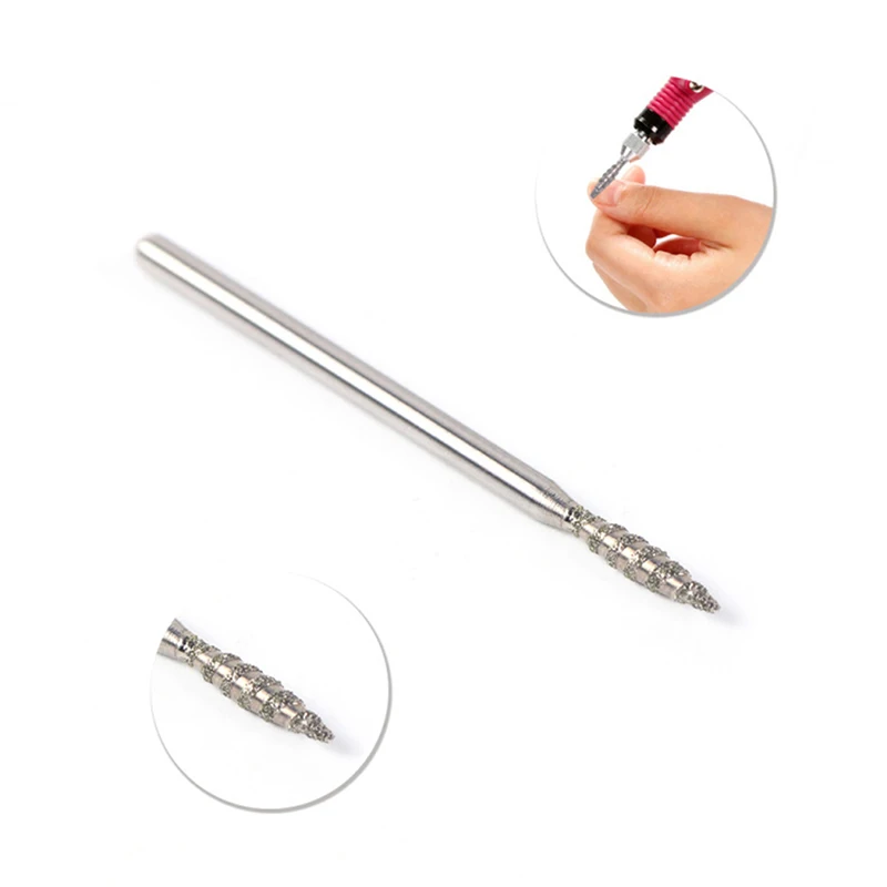 Бриллиантовая спиральная фреза для аппарата маникюра и педикюра 1