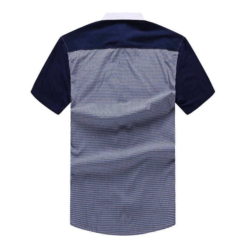10XL 8XL 6XL 5XL хлопковое мужское платье с коротким рукавом рубашки модные