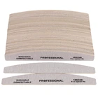 Пилка для ногтей 180240 деревянная двухсторонняя профессиональная, 50 шт., наждачный маникюр, серая, для педикюра, принадлежности для ногтей