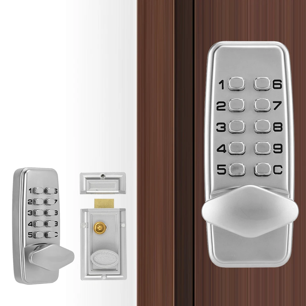 

MiNi Mechanical Code Lock Cabinet Indoor Outdoor Door Password Security Coded Lock Password Length: 2-4 Digits