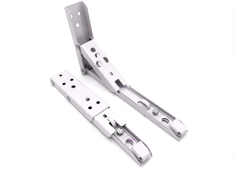 2 шт. металлический Треугольный Кронштейн складные полки подставка с пружиной