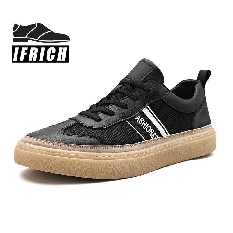 spesifikasi Sepatu Kulit Penjualan TERBAIK UNTUK Pria Sepatu Dewasa Kasual Hitam Sepatu Jalan Pria Kualitas Baik Sepatu Kasual Muda Pria Fashion