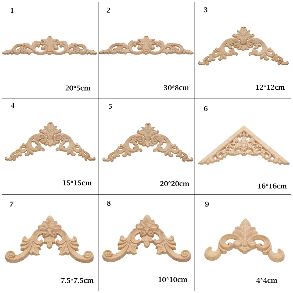 1 шт мульти-Стили уникальный из натуральных тканей с цветочным узором деревянные