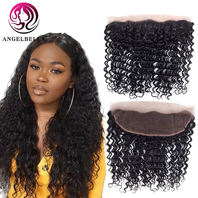 Angelbella 13x4 кружевная Фронтальная застежка NC # бразильские волнистые человеческие