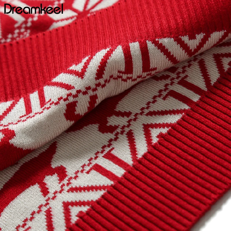 Winter Pullover Sweater Mens Deer Printed Long Sleeve Sweaters Casual Slim Fit Thick 2018 Brand Christmas Style W1 | Мужская одежда