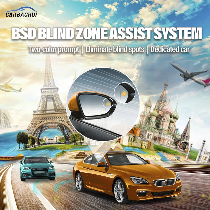 

Автомобильный привод BSD BSM BSA для слепых зон, предупреждающее зеркало, задний радар, система обнаружения микроволновой печи для BMW 6 серии GT ...