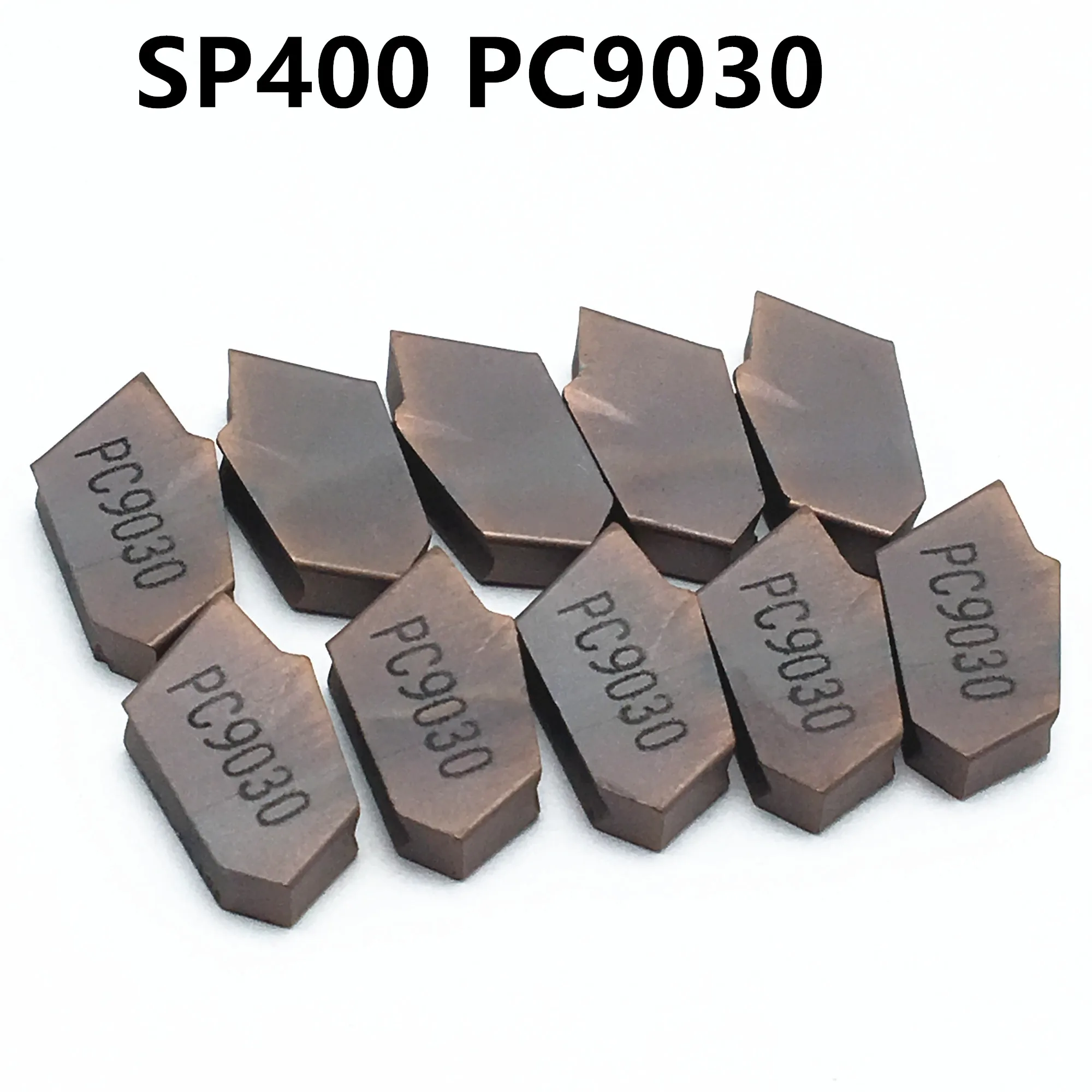 

20 шт. токарный инструмент SP400 PC9030 4 мм Высокое качество твердосплавные лезвия металлический токарный инструмент SP400 токарный инструмент час...