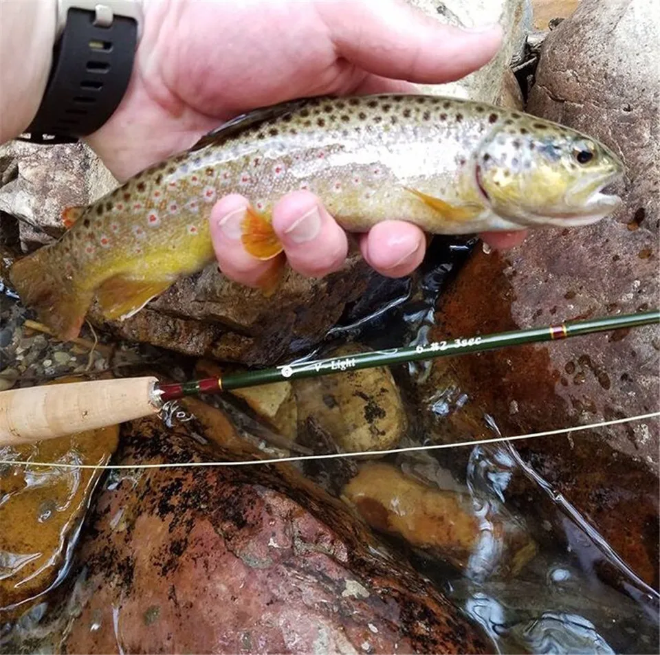 Maximumcatch V-светильник 6ft/6.6ft/7ft/7.6ft 1/2/3wt Fly Rod графит IM10 углеродное волокно так светильник вес Fly удочка