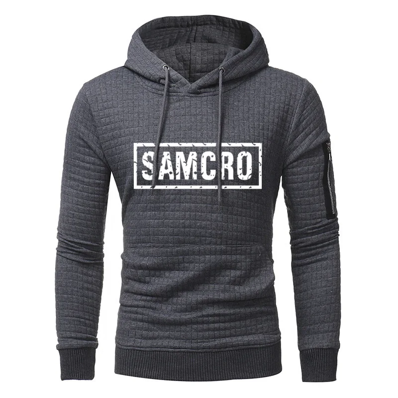 

Мужская повседневная толстовка с капюшоном, с принтом SOA Sons of анархии SAMCRO, весна-осень 2021