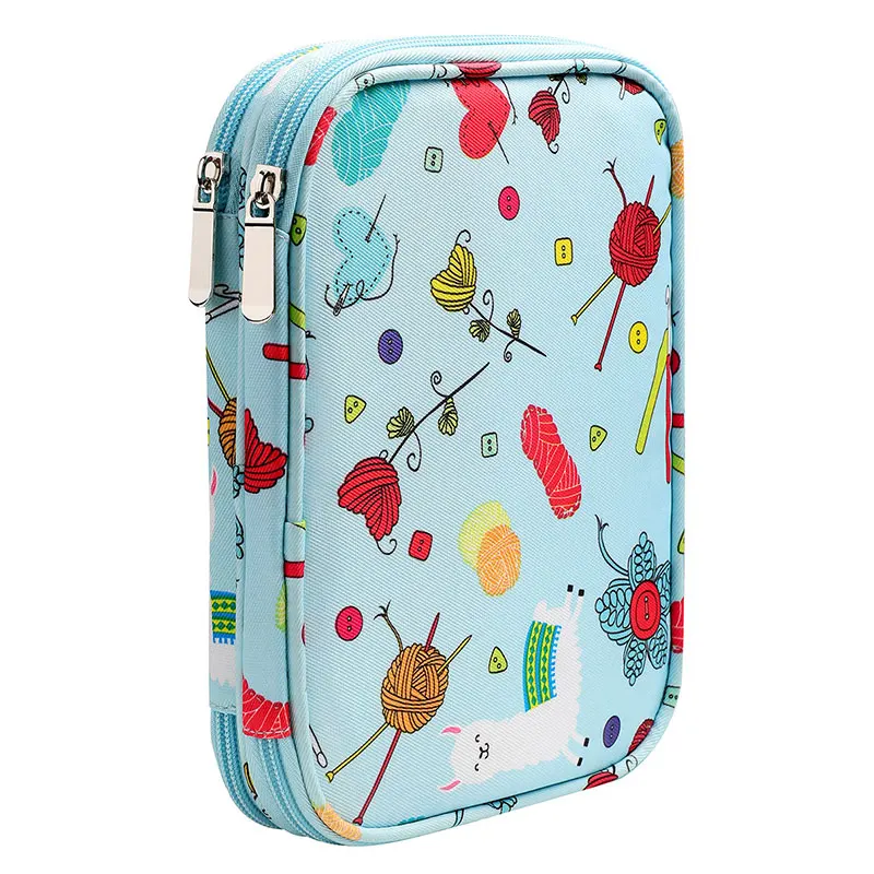 Домашняя вышивка набор вязания крючком игла для ручной вязки Набор Чехол все в