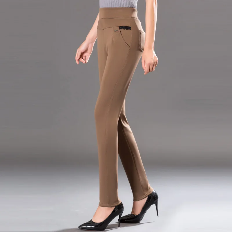 Брюки MISSMEOW женские с высокой талией эластичные большого размера 5xl|Брюки| |