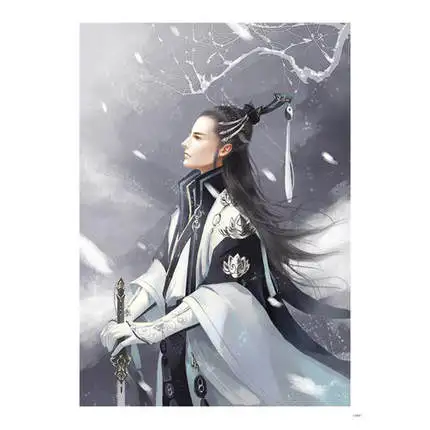 Новые китайские картины LouHua: Zhijiantang Красивая Ручная роспись игра CG иллюстрации