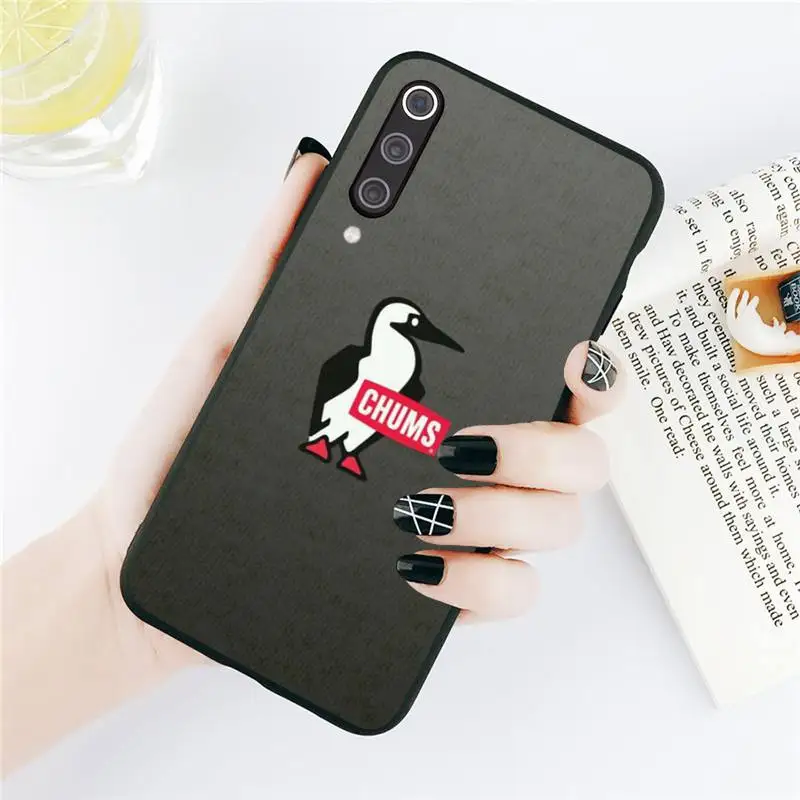 

CHUMS sport design pattern Phone Cases For Xiaomi Redmi note 7 8 9 t k30 max3 9 s 10 pro lite Luxury brand shell funda coque