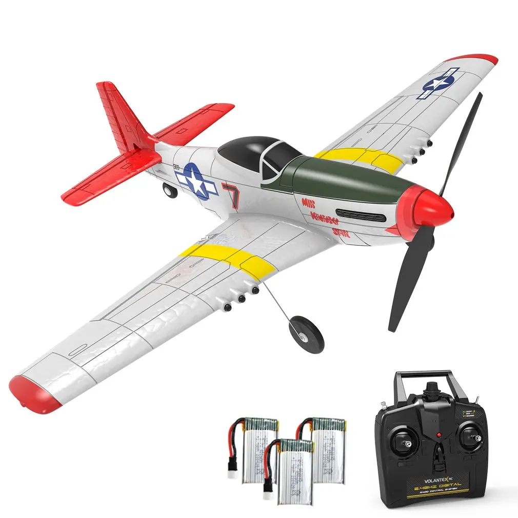 

P51D 400 4CH RTF Remote Control Aircraft Fixed Wing 4-CH Control With Aileron One-key Aerobatic Fully Assembly