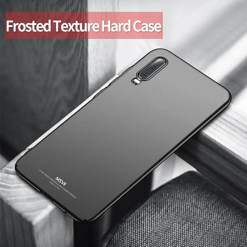 Для huawei P30 чехол MSVII Жесткий PC матовый чехол Ультра Тонкие Матовые чехлы для huawei P20 P30Lite P30 Lite Pro Чехол