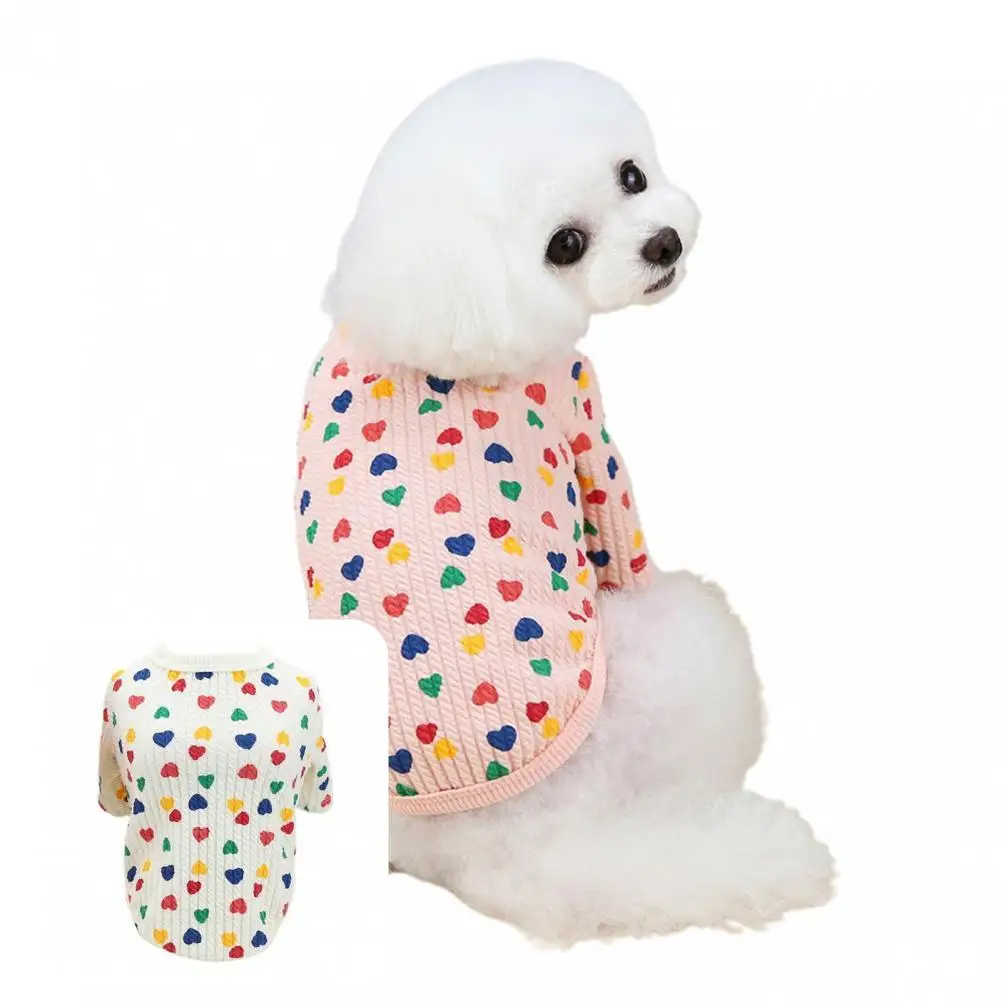 

Warm Wearable Dog Winter Cardigan Clothing Fashion Pet Shirt Close-fitting for Daily Wear