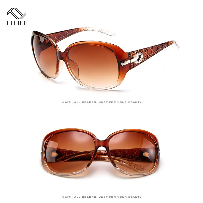 TTLIFE Polarized Sunglasses Women Polaroid Lenses Glasses Brand Designer Classic Vintage Driving | Аксессуары для одежды