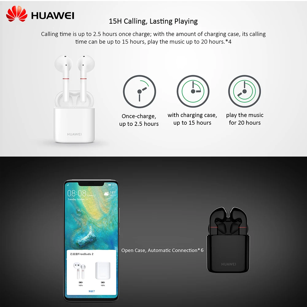 Huawei Honor Band 5 Смарт-браслет с huawei FreeBuds браслет шагомер сенсорный экран для плавания пульсометр для сна