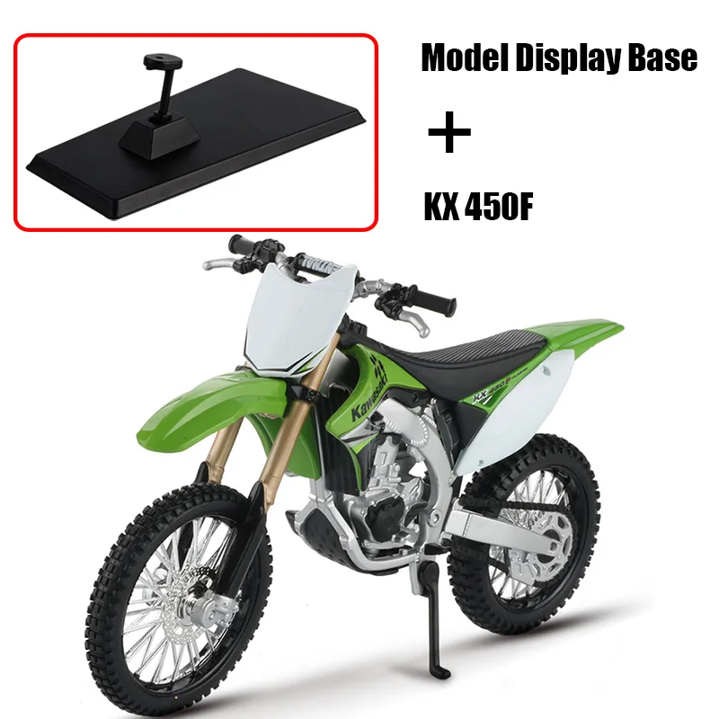 Maisto 1:12 модель мотоцикла из сплава игрушка для мотокросса FE 501 гоночный Спорт Dirt Bike Модели Мотоциклов гоночные машинки игрушки для детей - Цвет: KX 450F set