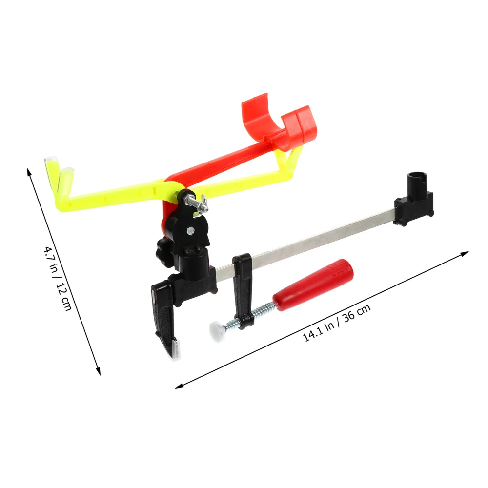 

1Pc Adjustable Fishing Rod Rack Practical Bridge Barrier Mounted Fish Pole Stand
