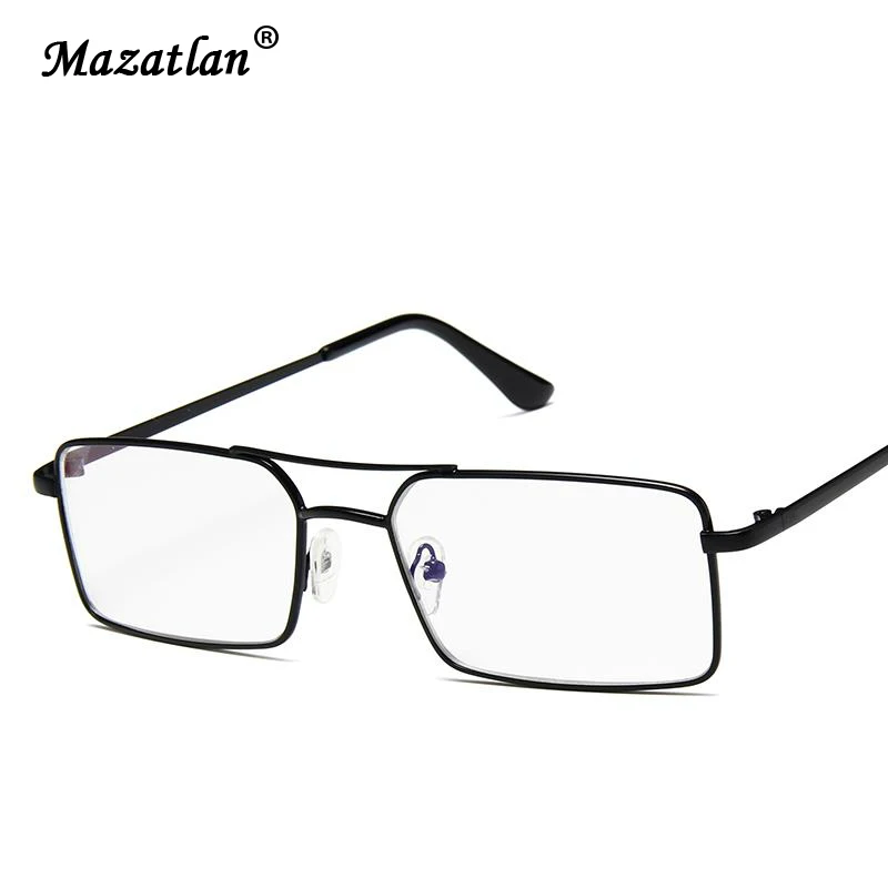 Металлические очки оправа для мужчин и женщин ретро прямоугольные женские