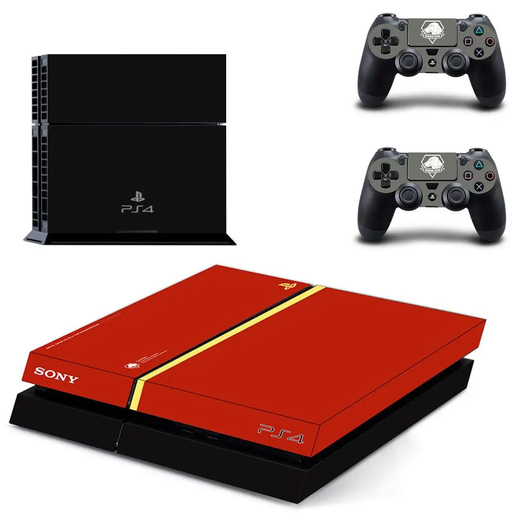 Металлическая игровая станция 4 наклейки s PS виниловые Наклейка для PS4 Pegatinas Adesivo