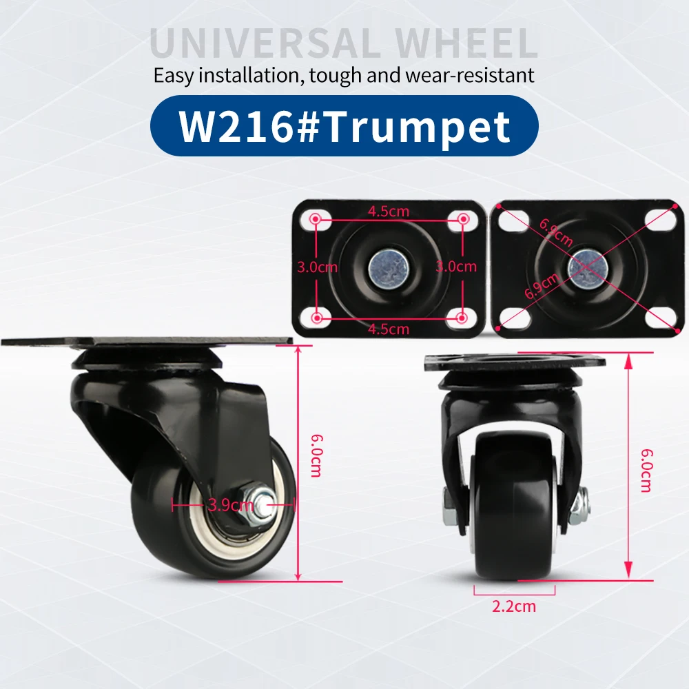 TANGYIPIN W216 Luggage wheels replacement suitcases trolley case universal parts password box heavy-duty repair custom wheel