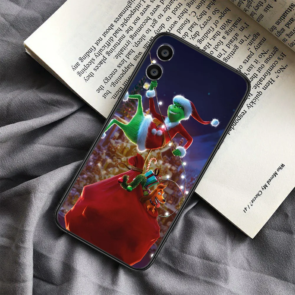 

How the Monster Grinch Stole Christmas Phone Case For Huawei Honor 6A 7A 7C 8 8A 8X 9 9X 10 10i 20 Lite Pro Play black Back