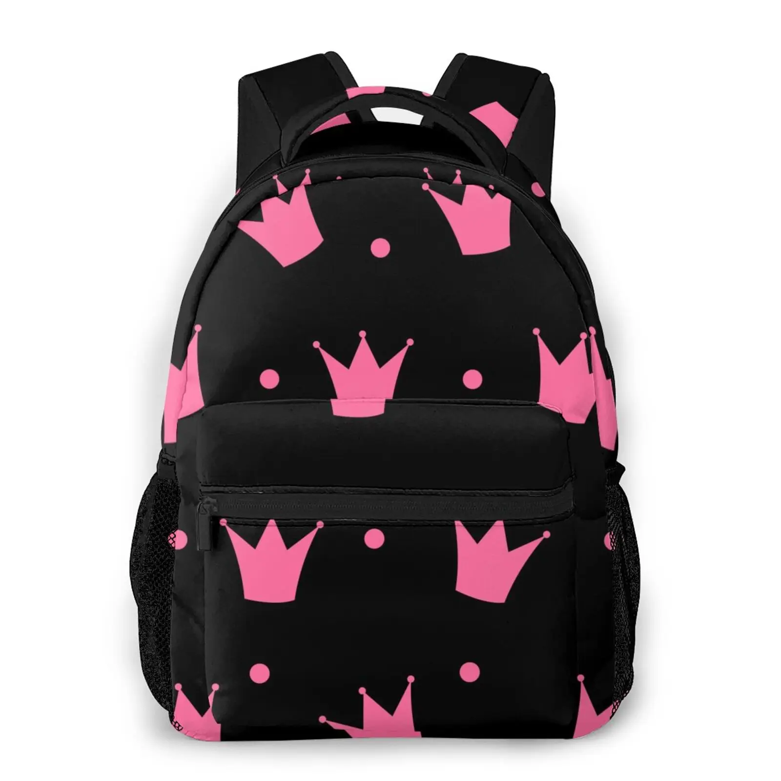 

Female Backpack Princess Crown Pattern Fashion Women College School Bagpack Travel Shoulder Bag for Teenage Girls 2021