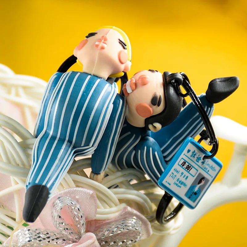 Простой но весело больничный халат Разделение японский ключ цепочка для