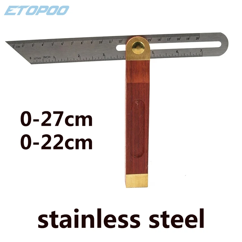 Раздвижной транспортир ремесленник скользящий T конический квадратный