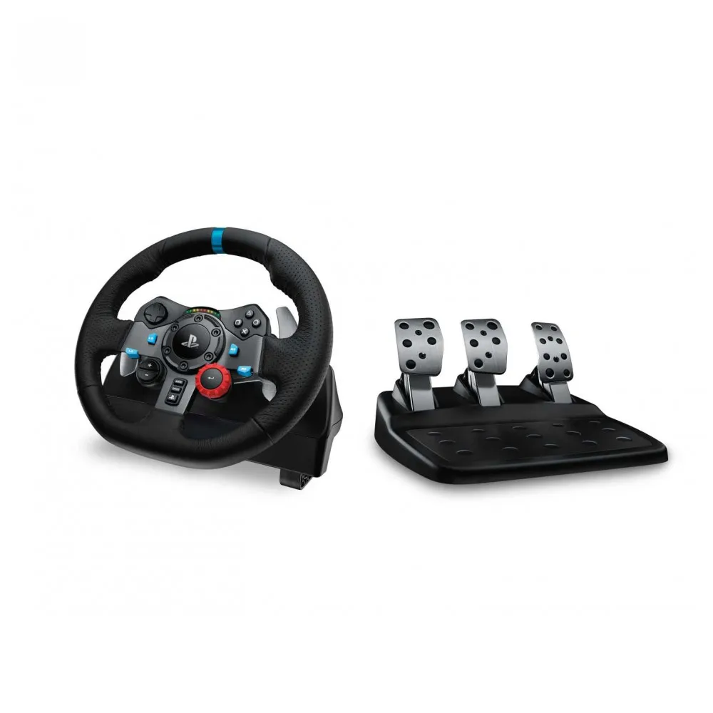 Контроллер для игровых симуляторов Logitech G29 Driving Force руль и педали PlayStation4 PlayStation3 ПК
