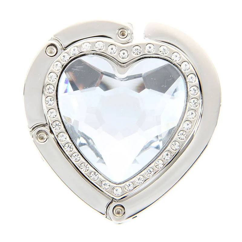 

В форме сердца Форма складной кошелек крючок для сумки держатель