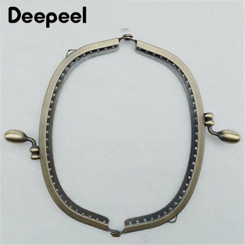 Deepeel5pcs12.5cm античная латунь бутон головка металлическая рамка для кошелька дужки с